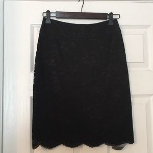 Banana Republic Black lace skirt